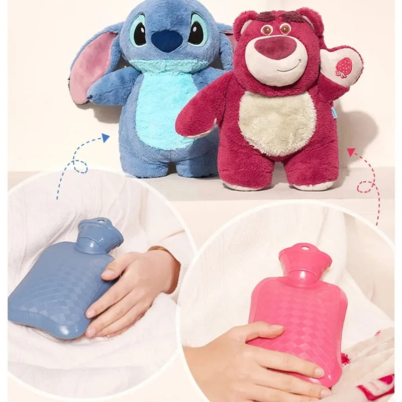 Warm Up Your Hands with Disney's Adorable Stitch Plush Hot Water Bottle – The Cutest Christmas Gift for Your Girlfriend!