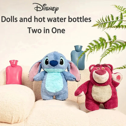 Warm Up Your Hands with Disney's Adorable Stitch Plush Hot Water Bottle – The Cutest Christmas Gift for Your Girlfriend!