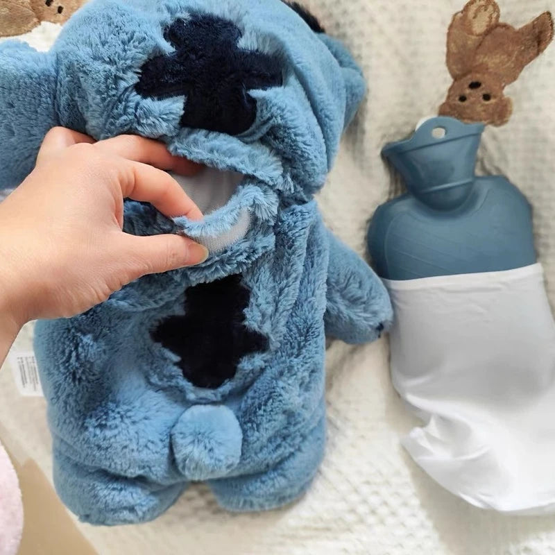 Warm Up Your Hands with Disney's Adorable Stitch Plush Hot Water Bottle – The Cutest Christmas Gift for Your Girlfriend!