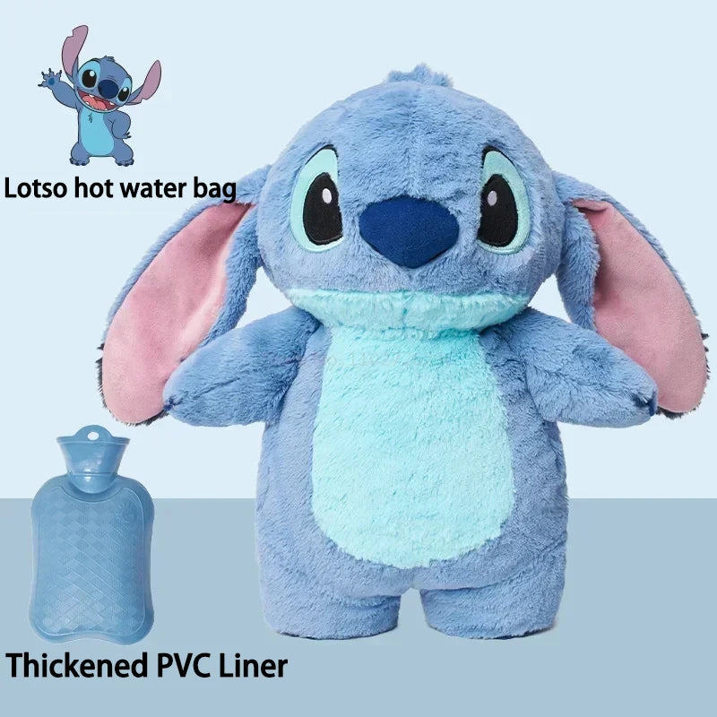 Warm Up Your Hands with Disney's Adorable Stitch Plush Hot Water Bottle – The Cutest Christmas Gift for Your Girlfriend!