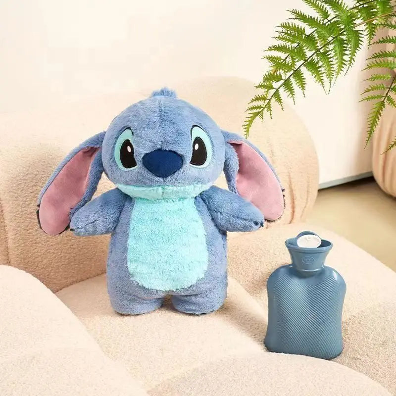 Warm Up Your Hands with Disney's Adorable Stitch Plush Hot Water Bottle – The Cutest Christmas Gift for Your Girlfriend!